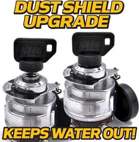 img 3 attached to 🔑 Rejuvenate Your Kubota Compact Tractor with our HD Switch Starter Ignition Key Switch: A Perfect Replacement for B4200D, B5100, B6100, B7100 and More! Includes 3 Keys and Protective Cover