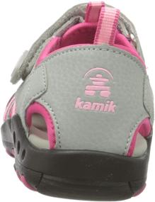 img 2 attached to Sandals for Boys: Kamik Crab Strong Blue Lightweight Shoes