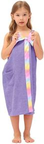 img 3 attached to Fuchsia Kids' Home 👧 Store Zexxxy Towels for Girls