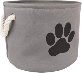 img 3 attached to 🗑️ Gray Medium Round Bone Dry Collapsible Bin