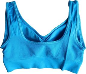 img 1 attached to Premium Cabales Sports Bras for Women: Seamless & Comfortable Yoga Bra with Removable Pads