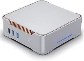 img 4 attached to 💻 Small Portable Desktop Computer with Windows 10 (8GB RAM/256GB M.2 SSD Storage) - Intel Celeron J4125, Expandable SATA Storage Up to 2T, supports Bluetooth & Wi-Fi and 4K