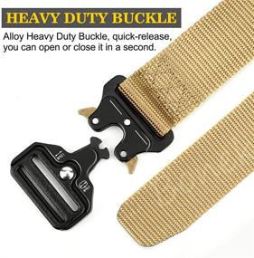 img 3 attached to Military Tactical Release Military Training Men's Accessories and Belts