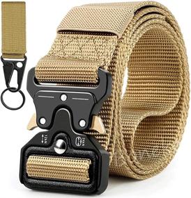 img 4 attached to Military Tactical Release Military Training Men's Accessories and Belts