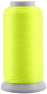 glowing polyester sewing thread for household accessories - heepdd noctilucent assorted colors (yellow, 3000 yards) logo