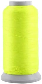 img 3 attached to Glowing Polyester Sewing Thread for Household Accessories - HEEPDD Noctilucent Assorted Colors (Yellow, 3000 Yards)