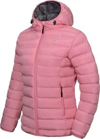 img 4 attached to 🧥 Little Donkey Andy Women's Warm Waterproof Puffer Jacket: Hooded, Windproof Winter Coat with Recycled Insulation - Enhancing SEO