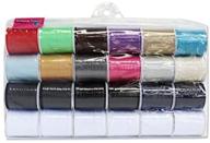 allary 24 polyester sewing thread 🧵 spools - high quality 200 yards each logo
