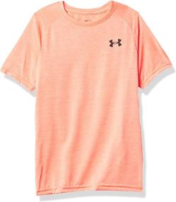 img 2 attached to 👕 Active Boys' Clothing: Under Armour Short Sleeve T Shirt in Black - A Sporty Essential