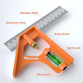 img 3 attached to 🔨 Enhance Precision in Woodworking with Mecurate Combination Adjustable Measurement Tool