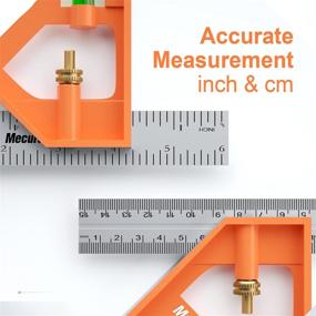 img 1 attached to 🔨 Enhance Precision in Woodworking with Mecurate Combination Adjustable Measurement Tool