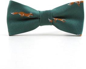img 4 attached to 🎀 Handmade Pre-Tied Patterned Bow Ties for Boys by TAGERWILEN