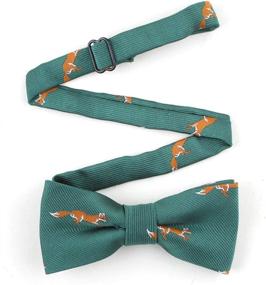 img 3 attached to 🎀 Handmade Pre-Tied Patterned Bow Ties for Boys by TAGERWILEN
