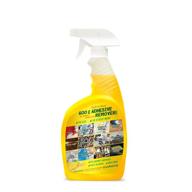 🍋 professional strength safe ‘n easy goo & adhesive remover spray – effortlessly remove glue, stickers, labels, tape, gum, markers, crayons | non-toxic lemon citrus aroma | 22oz logo