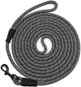 img 4 attached to 🐶 Mycicy Long Rope Leash for Dog Training - 12ft to 100ft Check Cord Recall Training Agility Lead for Large Medium Small Dogs - Perfect for Training, Playing, Camping, or Backyard Fun!