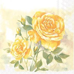 img 1 attached to 🎉 Celebrate the Home Yellow 3-Ply Paper Luncheon Napkins, 20-Count, Boutique Collection