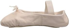 img 4 attached to Dansoft Ballet Slipper Shoes and Flats for Toddler Girls by Bloch