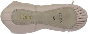 img 2 attached to Dansoft Ballet Slipper Shoes and Flats for Toddler Girls by Bloch