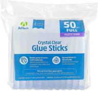 🔮 adtech w220-14zip50 clear crystal glue sticks - 50 pieces logo