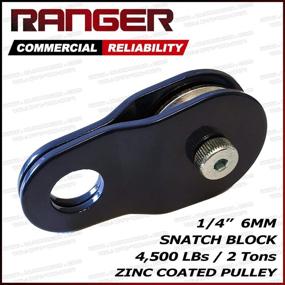 img 1 attached to 🏋️ Ultranger Commercial Snatch Block - Reliable and Heavy-Duty Ranger (2 Tons/4,500 LBs)