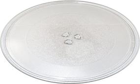 img 2 attached to 🍽️ HQRP 12.75-inch Glass Turntable Tray for GE WB49X10129 HVM1540DM1BB JNM1541DM1CC JVM1533BD05 JVM1540DM1BB JVM1542BF01 JNM3151DF1WW Microwave Oven Cooking Plate