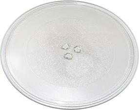 img 4 attached to 🍽️ HQRP 12.75-inch Glass Turntable Tray for GE WB49X10129 HVM1540DM1BB JNM1541DM1CC JVM1533BD05 JVM1540DM1BB JVM1542BF01 JNM3151DF1WW Microwave Oven Cooking Plate