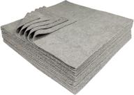 🧼 cleanaide silver embedded cleaning microfiber towels: ultra cut, 12 x 12 inches, 25-pack - effective cleaning solution! logo