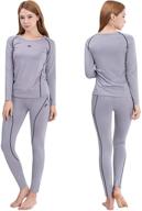 🔥 fitextreme women's maxheat fleece lined performance thermal underwear long johns logo