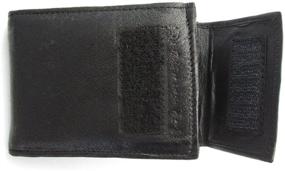 img 2 attached to Men's Black Leather Bifold Wallet Pouch for Stylish Accessories