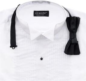 img 2 attached to 👔 Stylish Milani Tuxedo Shirt with French Cuffs: Quality Men's Clothing and Shirts