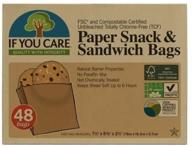 🥪 if you care natural sandwich bags, 48 count logo