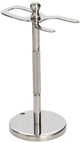 img 1 attached to 🪒 Super Safety Razors' Deluxe Stainless Steel STRAIGHT RAZOR & SHAVING BRUSH STAND