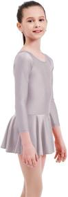 img 3 attached to Mvefward Skirted Leotard Sleeve Dancewear Girls' Clothing for Active