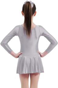 img 1 attached to Mvefward Skirted Leotard Sleeve Dancewear Girls' Clothing for Active