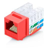 everest media solutions rj45 cat6/5e keystone jack - 110-тип модульные разъемы разъема женский компьютерные аксессуары и периферия логотип