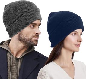 img 2 attached to 🧢 Warm Unisex LCZTN 4 Pack Winter Ski Beanie Hat for Men & Women – Knit Cap for Fishermen, Guaranteed Comfort and Style!