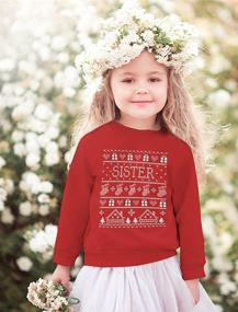 img 2 attached to Big Brothers Ugly Christmas Sweaters Kids Boys Sibling Toddler T-Shirt - Festive & Fun Apparel for Young Siblings!