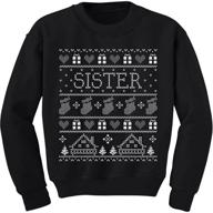 big brothers ugly christmas sweaters kids boys sibling toddler t-shirt - festive & fun apparel for young siblings! logo