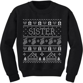 img 4 attached to Big Brothers Ugly Christmas Sweaters Kids Boys Sibling Toddler T-Shirt - Festive & Fun Apparel for Young Siblings!