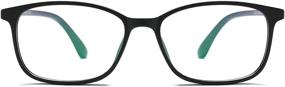 img 3 attached to 👓 "Очки с прозрачными стеклами Sulens Unisex Square Nerd для мужчин и женщин - без рецепта