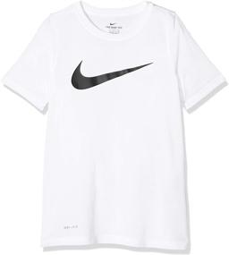 img 1 attached to 👕 Рубашка Nike Swoosh University размер Medium для мальчиков: качественная спортивная одежда для юных атлетов.