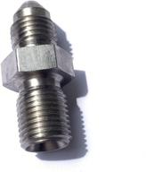 stainless adaptor fitting m10x1 5 adapter logo