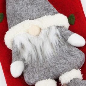 img 2 attached to Aiduy Christmas Stockings Украшения для камина
