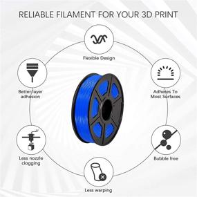 img 2 attached to Enhanced 3D Printing Experience with Filament JAYO Flexible Blue, Ensuring Dimensional Accuracy