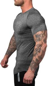 img 2 attached to URRU T Shirts Compression Athletic Baselayer: Optimize Performance with Men's Clothing