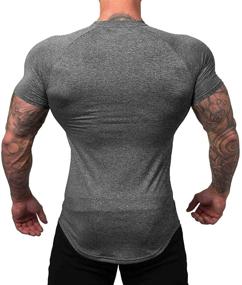 img 1 attached to URRU T Shirts Compression Athletic Baselayer: Optimize Performance with Men's Clothing