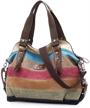 snug star multi color shoulder tote handbag women's handbags & wallets and top-handle bags logo