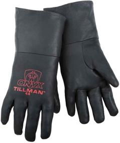 img 1 attached to 🧤 Tillman 44-L Large Top Grain Kidskin TIG Welding Gloves - Black