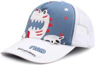 dinosaur baseball adjustable toddler trucker: fun boys' accessory for active play! logo