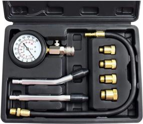 img 4 attached to 🔧 JIFETOR Compression Tester Kit: Engine Cylinder Test Tool 8PCS Set with Pressure Gauge Adapters for Small Gas Engines in Automotive, Motorcycle, Outboard, Snowmobile, ATV, Aircraft, Chainsaw